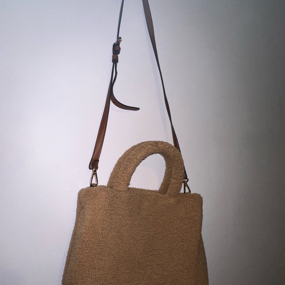 Mix No. 6 Tan Shoulder Bag with Adjustable Strap
